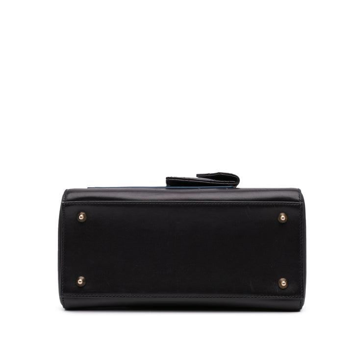 Medium Calfskin Pockets Lady Dior Black - Gaby Paris