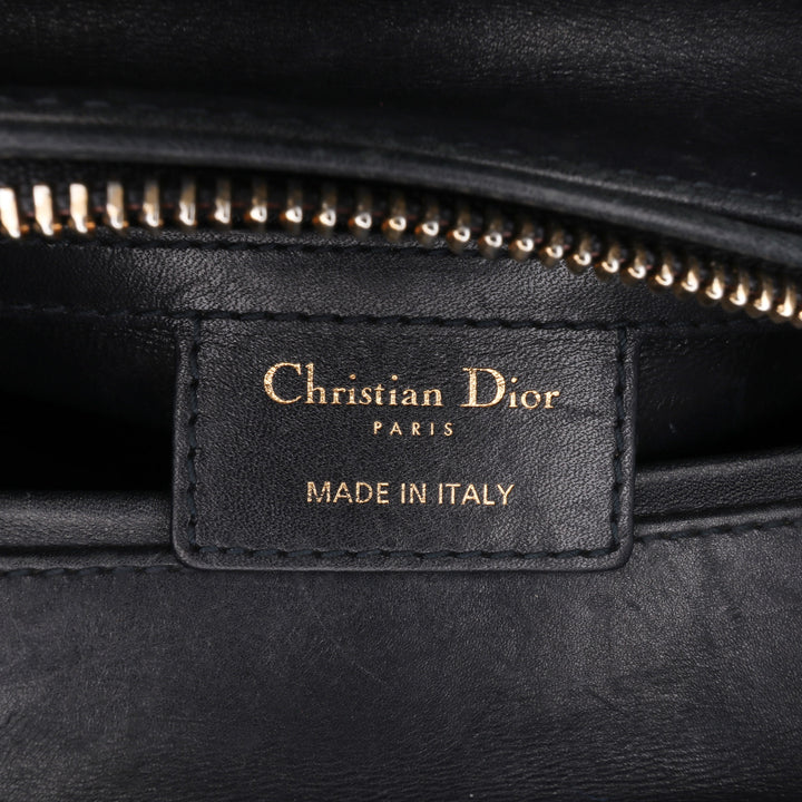 Medium Calfskin Pockets Lady Dior Black - Gaby Paris