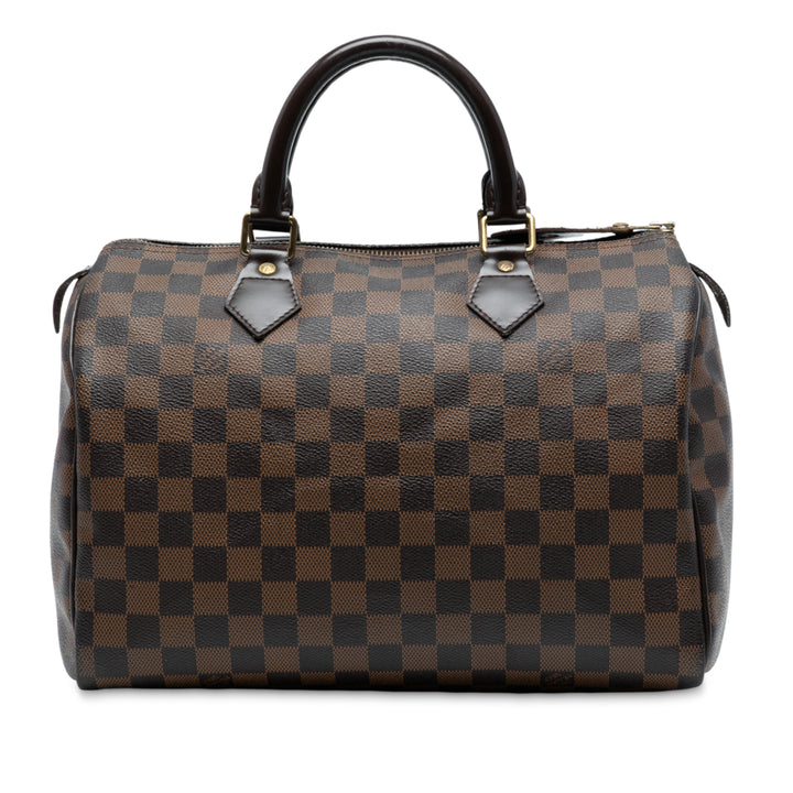 Louis Vuitton Damier Ebene Speedy 30 Marron – GABY PARIS Authentique