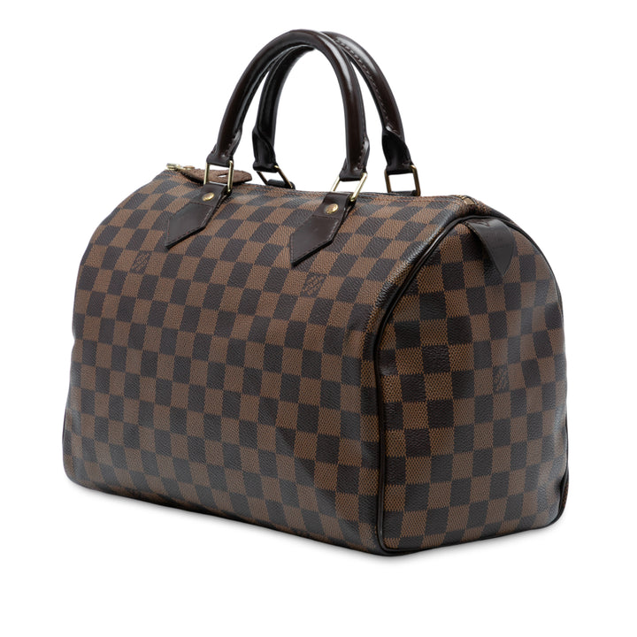 Louis Vuitton Damier Ebene Speedy 30 Marron – GABY PARIS Authentique