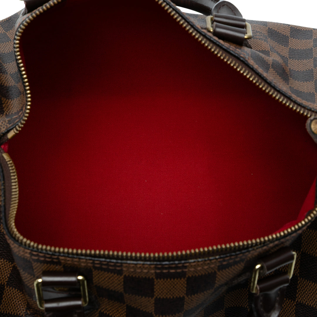 Louis Vuitton Damier Ebene Speedy 30 Marron – GABY PARIS Authentique