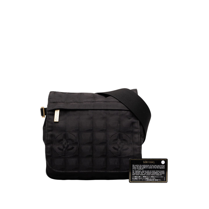 Chanel New Travel Line Sac Messenger Noir – vue 7 – GABY PARIS
