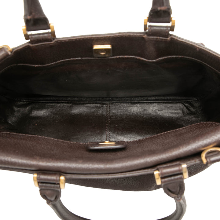 Fendi Texturé Classico No 3 Sac Marron – vue 4 – GABY PARIS