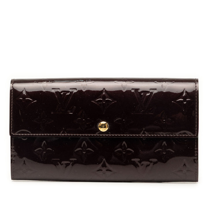 Louis Vuitton Monogram Vernis Sarah Portefeuille