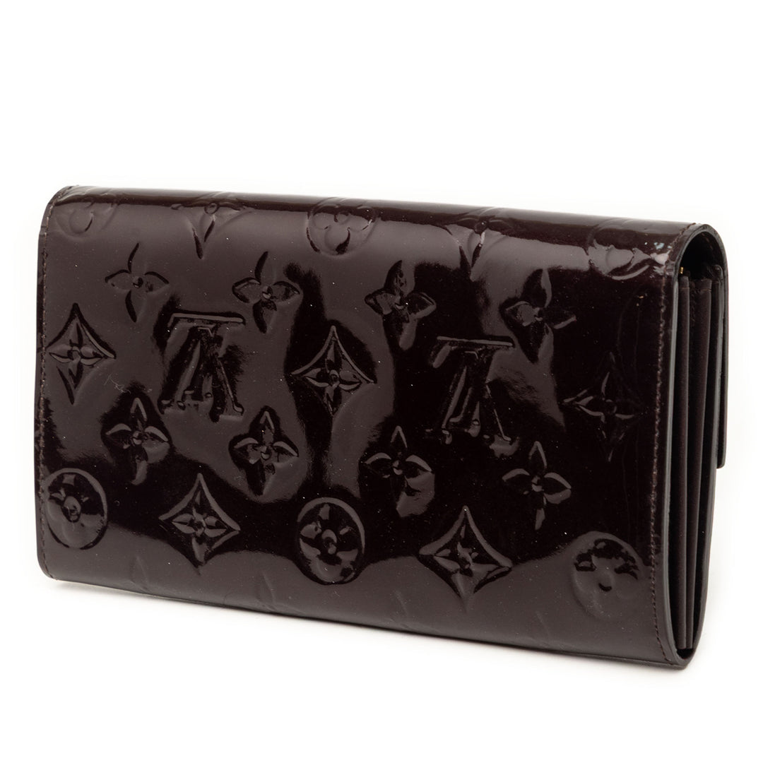 Louis Vuitton Monogram Vernis Sarah Portefeuille
