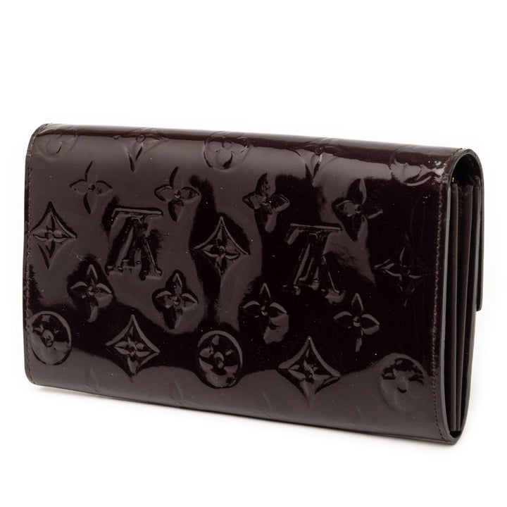 Louis Vuitton Monogram Vernis Sarah Portefeuille