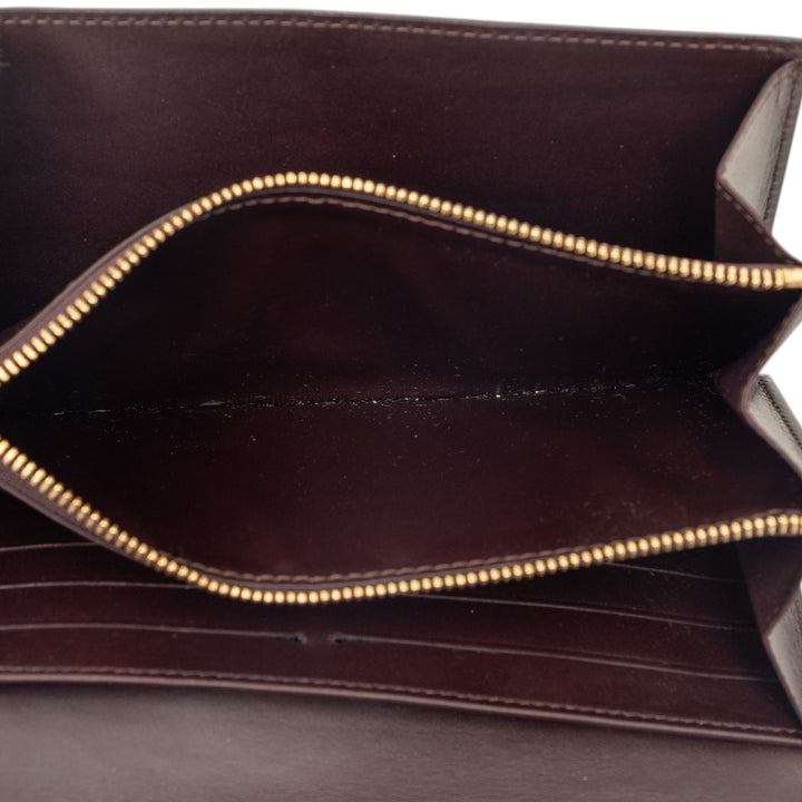 Louis Vuitton Monogram Vernis Sarah Portefeuille
