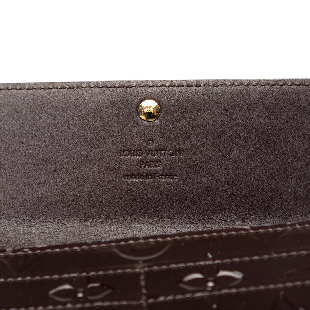 Louis Vuitton Monogram Vernis Sarah Portefeuille