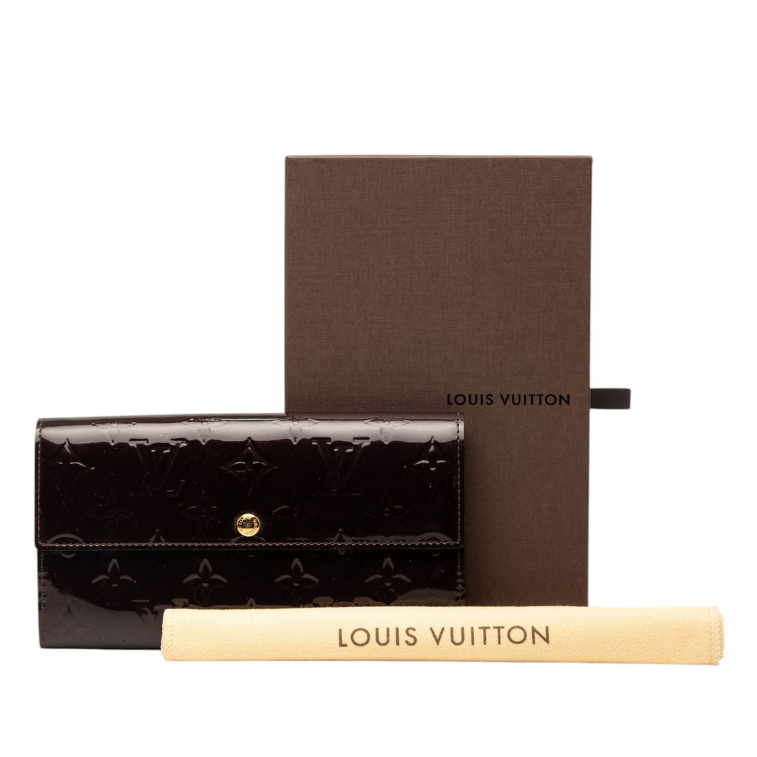 Louis Vuitton Monogram Vernis Sarah Portefeuille