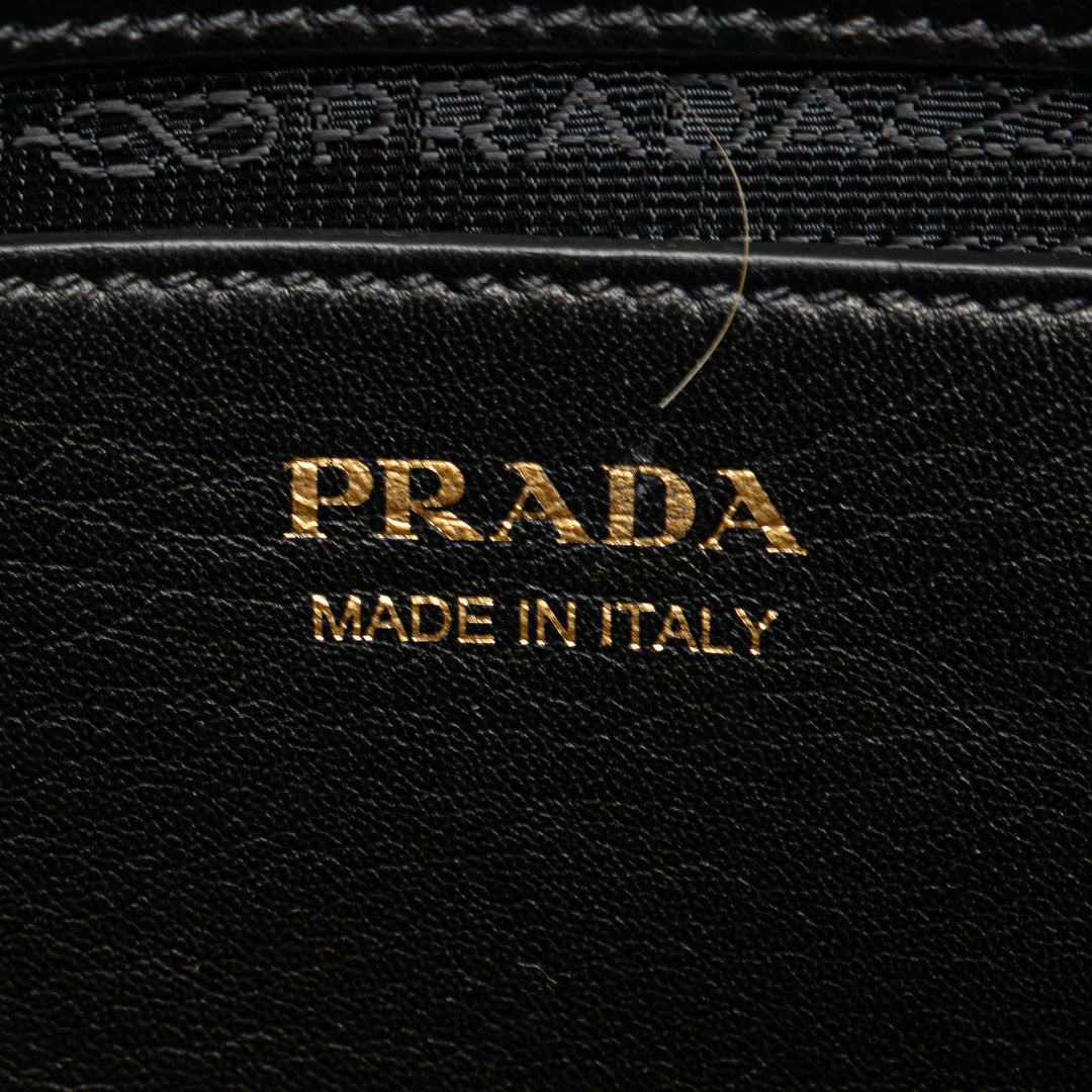 Prada Saffiano and City Veau Esplanade Bag Gris