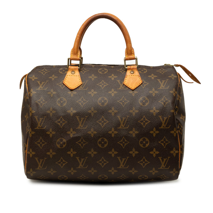 Louis Vuitton Speedy 30 Monogram Marron – vue principale – GABY PARIS