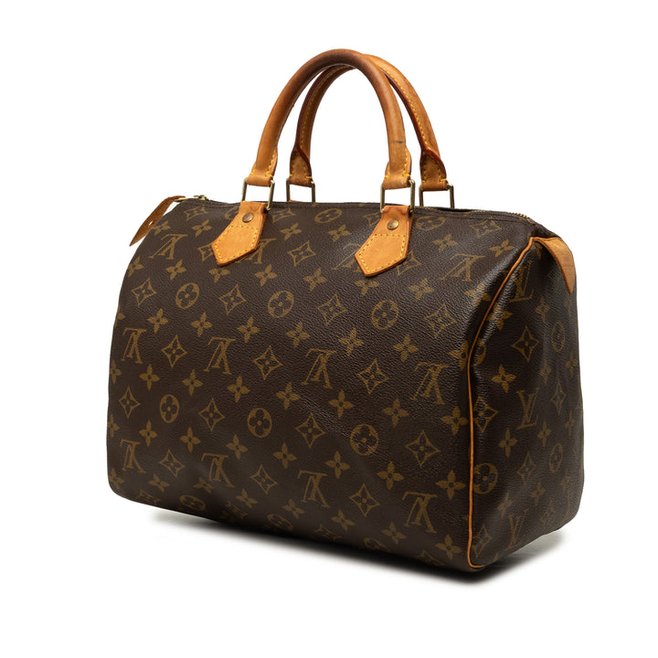 Louis Vuitton Speedy 30 Monogram Marron – vue 2 – GABY PARIS