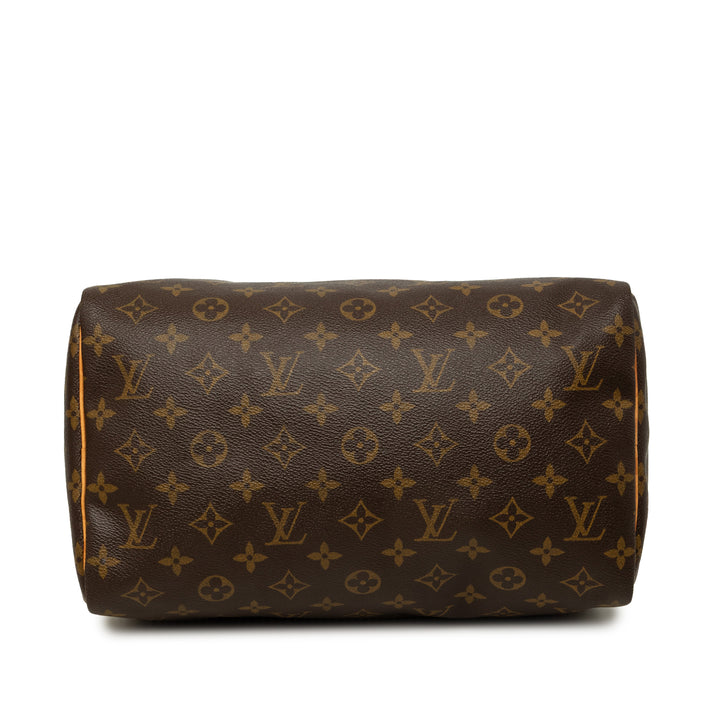 Louis Vuitton Speedy 30 Monogram Marron – vue 3 – GABY PARIS