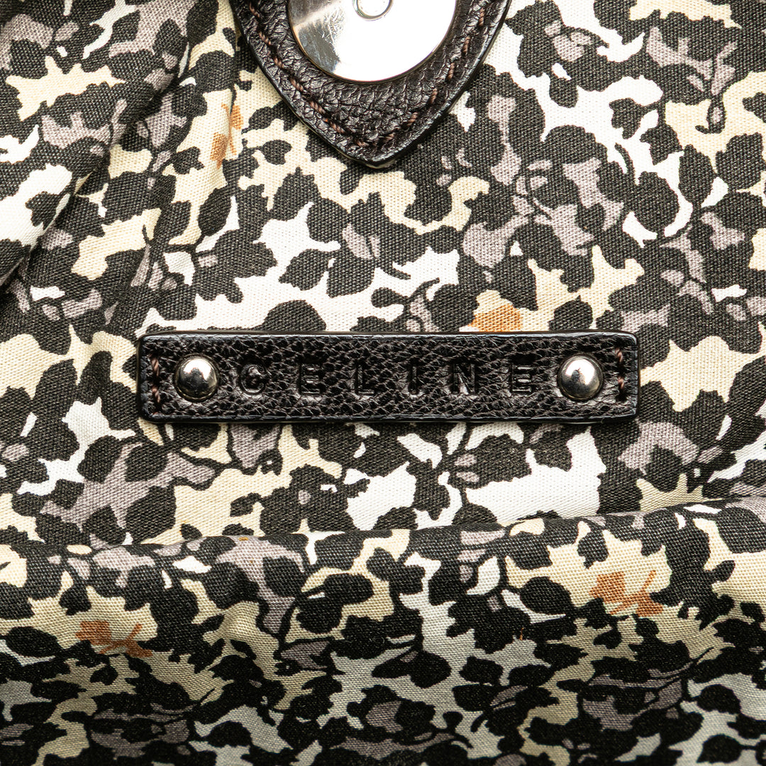 Denim Macadam Bittersweet Hobo Bag Brown - Gaby Paris