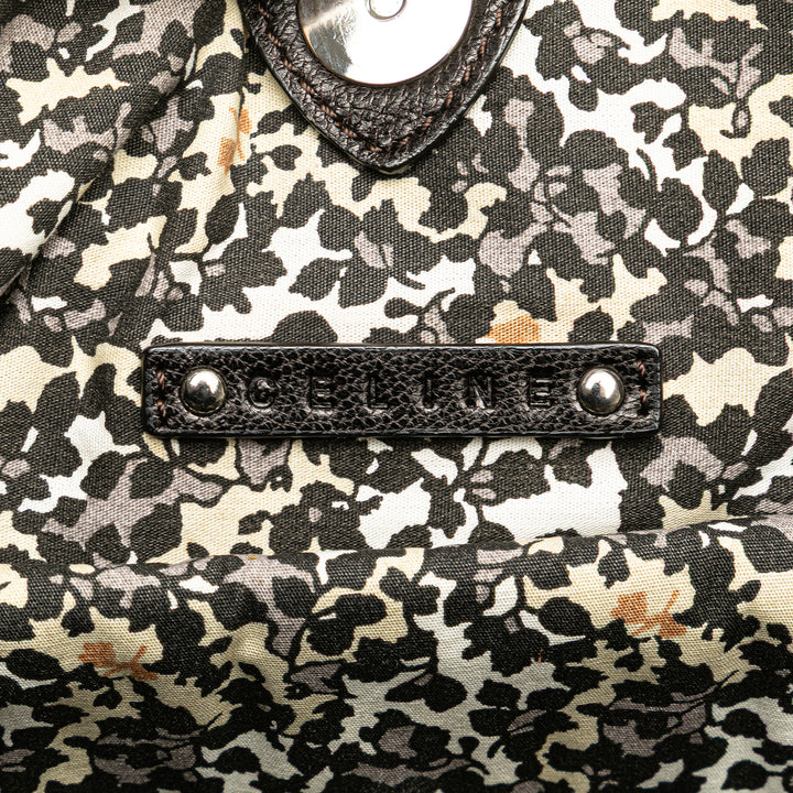 Denim Macadam Bittersweet Hobo Bag Brown - Gaby Paris