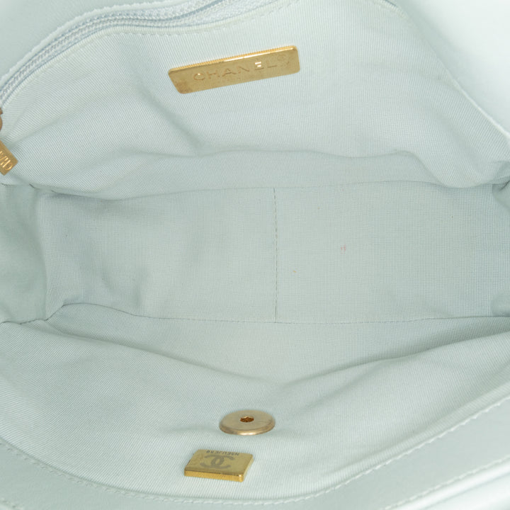Medium Lambskin 19 Flap Gray - Gaby Paris