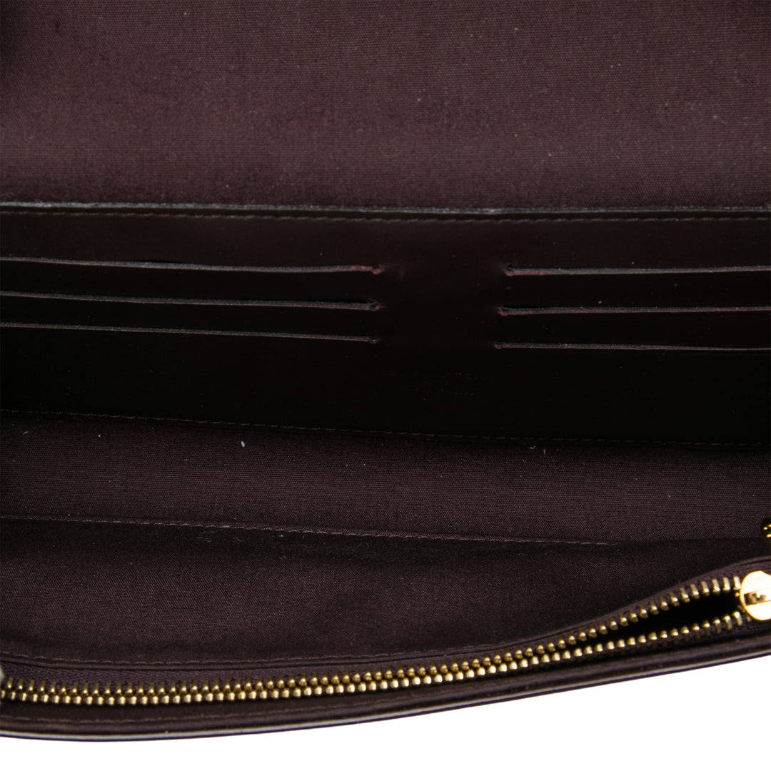 Rossmore MM Cuir verni Monogram Violet