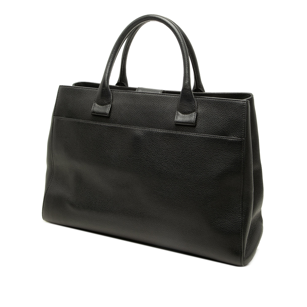 Chanel grainé Neo Executive Cabas Moyen Cuir de veau grainé Noir – vue 2 – GABY PARIS