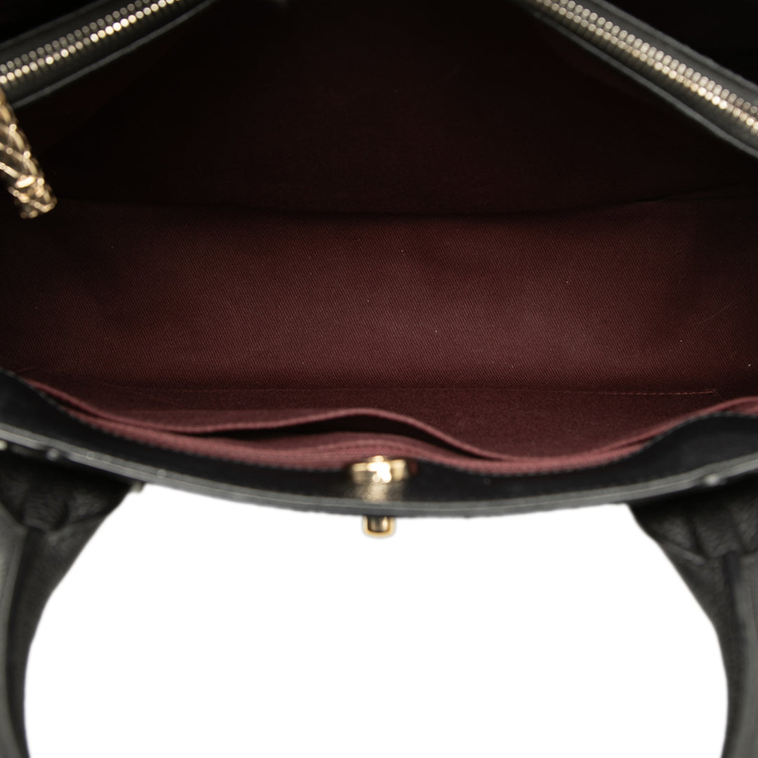 Chanel grainé Neo Executive Cabas Moyen Cuir de veau grainé Noir – vue 4 – GABY PARIS