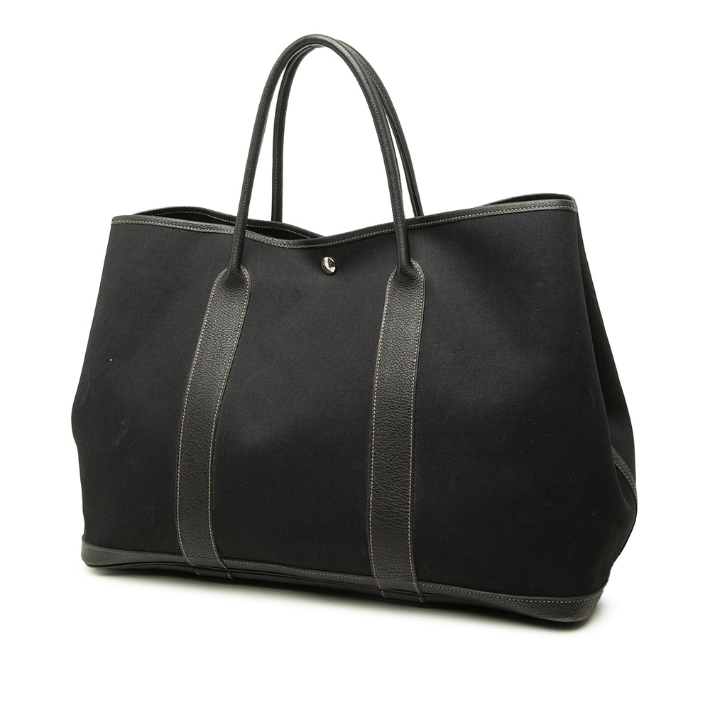 Hermès Cabas Negonda Garden Party 39 Noir – vue 2 – GABY PARIS