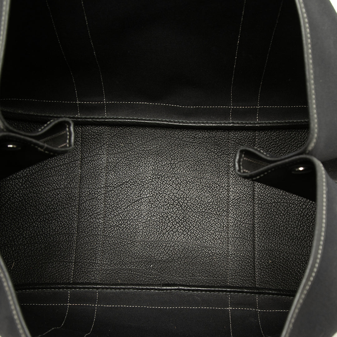 Hermès Cabas Negonda Garden Party 39 Noir – vue 4 – GABY PARIS