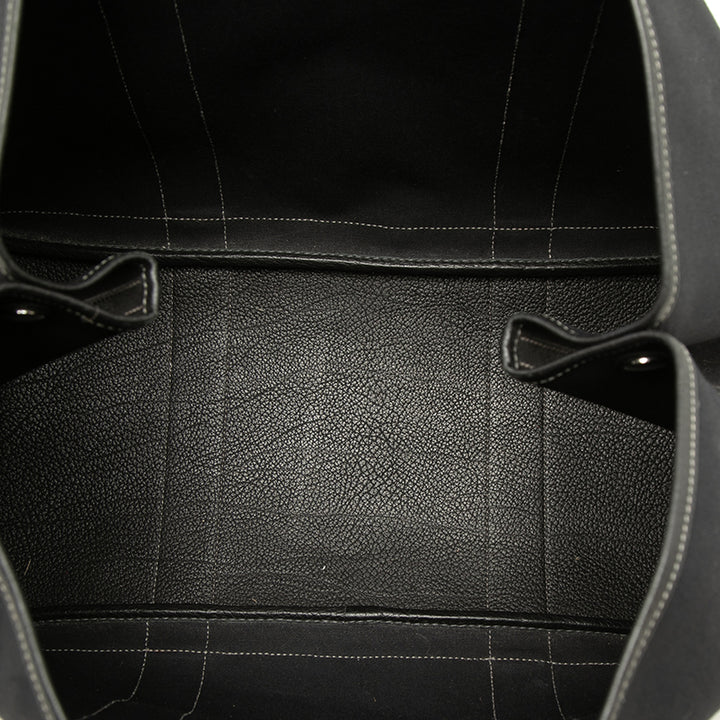 Hermès Cabas Negonda Garden Party 39 Noir – vue 4 – GABY PARIS