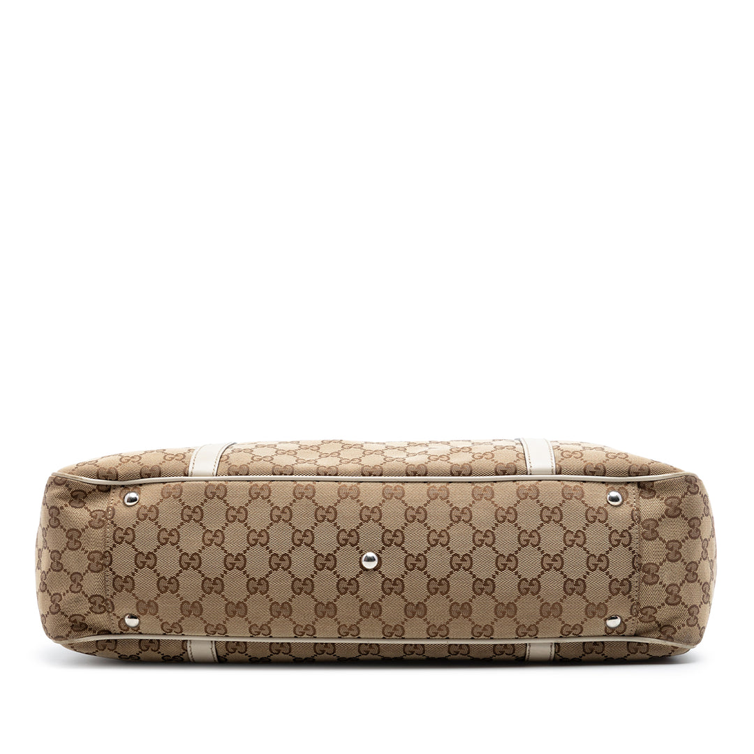 Gucci Large GG Toile Twins Cabas