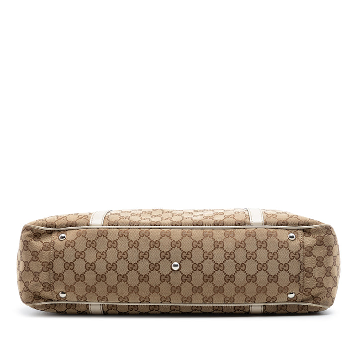 Gucci Large GG Toile Twins Cabas