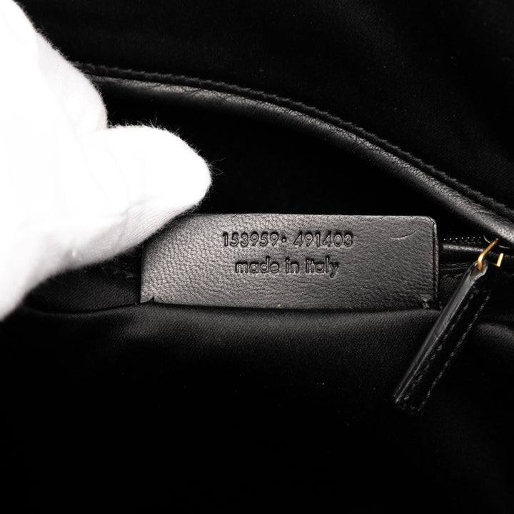 Saint Laurent Oversized Cuir Muse Sac à main Noir – GABY PARIS Authentique