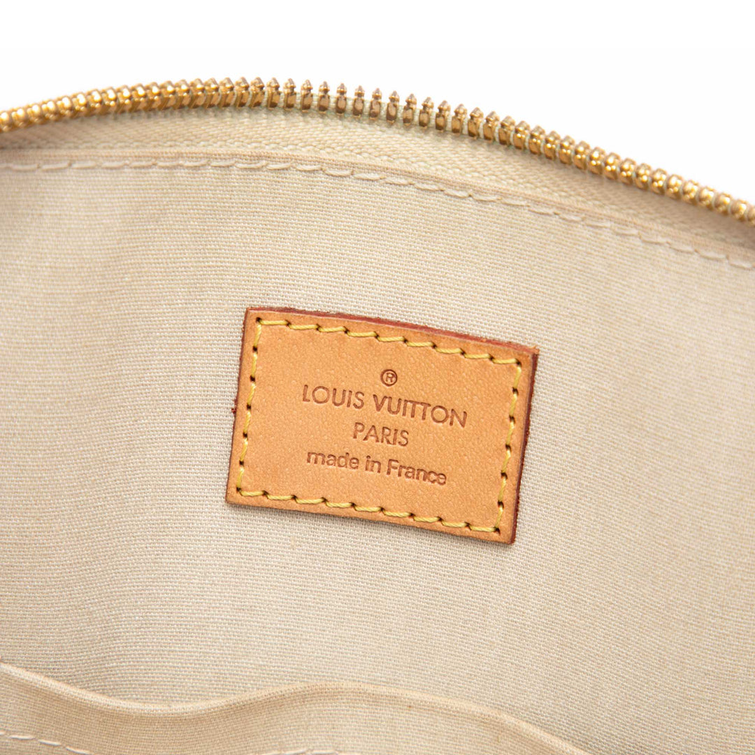 Louis Vuitton Alma PM Cuir verni Monogram Beige – vue 5 – GABY PARIS