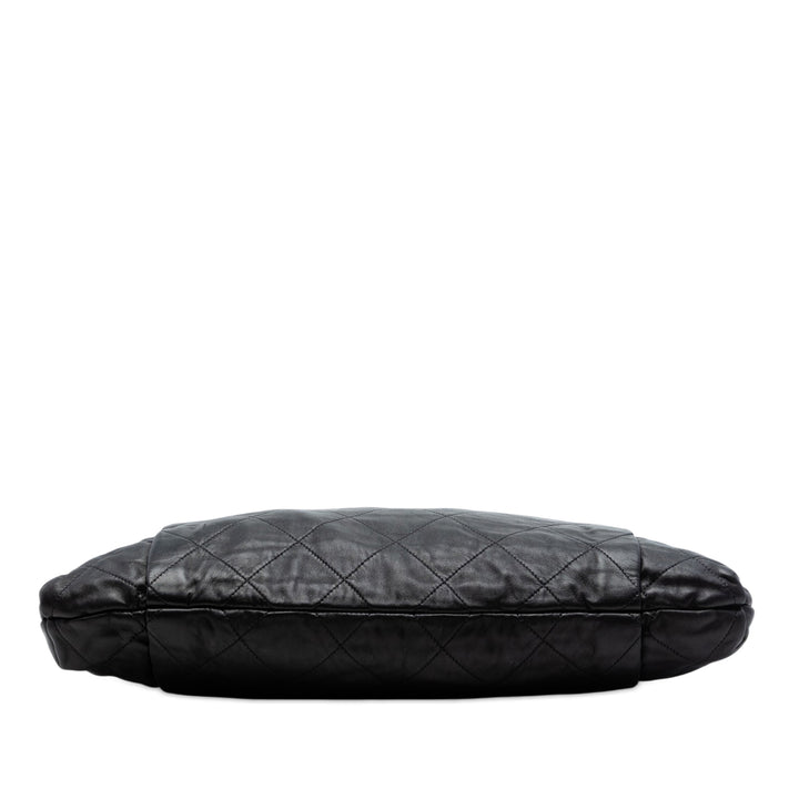 Chanel CC Matelassé Chaîne Cabas Cuir d'agneau