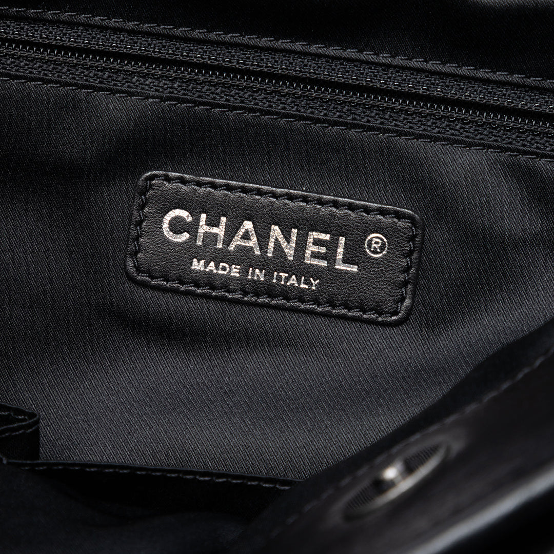 Chanel CC Matelassé Chaîne Cabas Cuir d'agneau