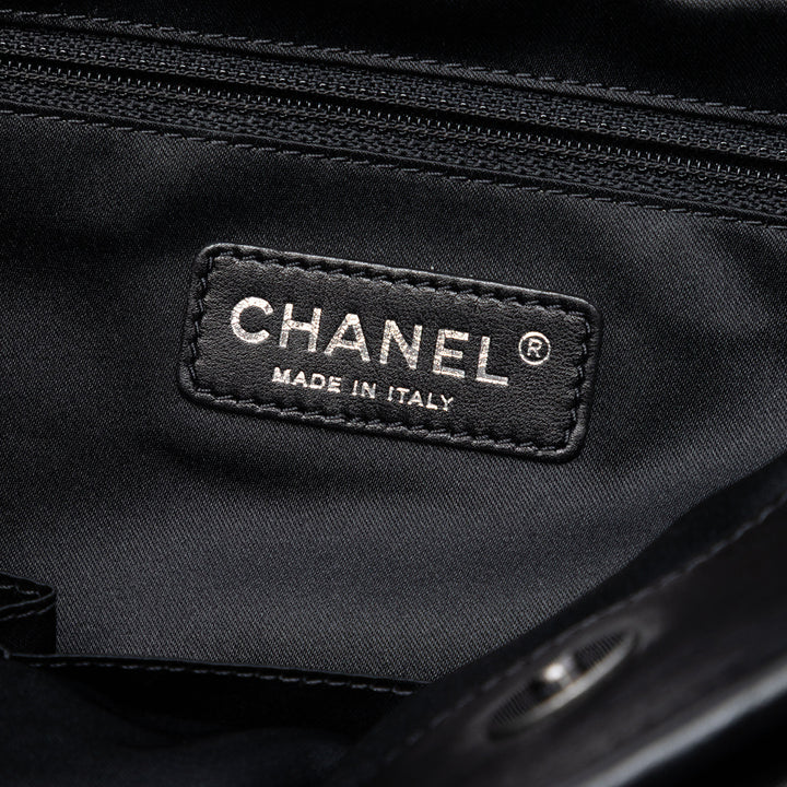 Chanel CC Matelassé Chaîne Cabas Cuir d'agneau