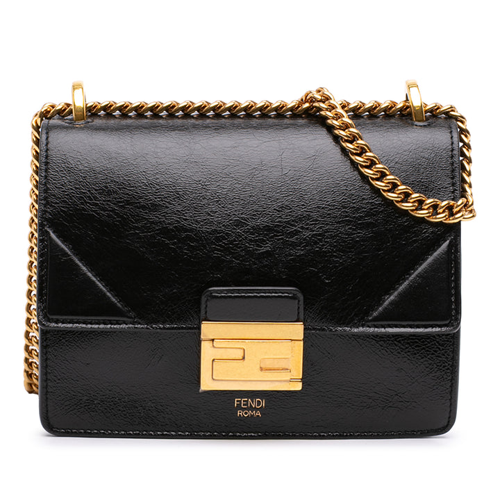 Fendi Small Cuir Kan U Sac porté croisé