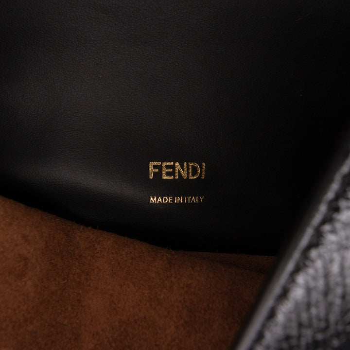 Fendi Small Cuir Kan U Sac porté croisé