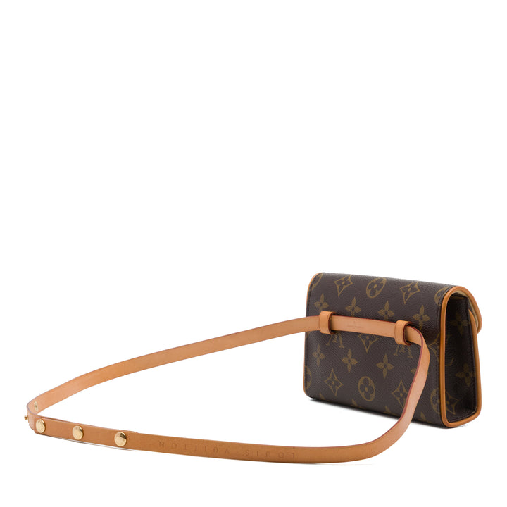 Louis Vuitton Pochette Florentine Monogram Marron – vue 2 – GABY PARIS