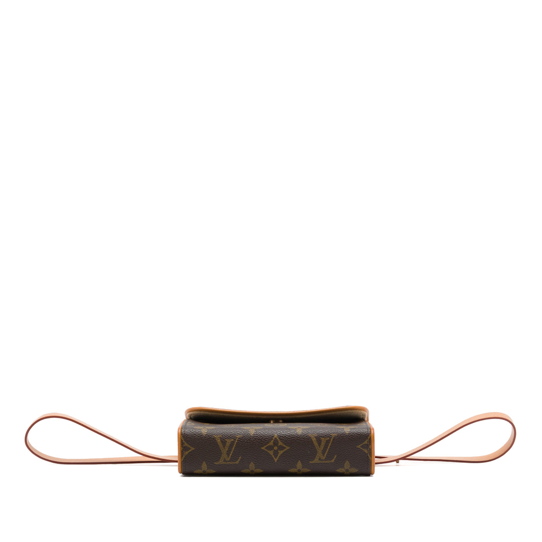 Louis Vuitton Pochette Florentine Monogram Marron – vue 3 – GABY PARIS