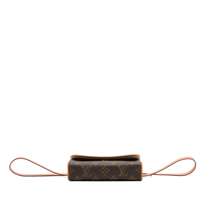 Louis Vuitton Pochette Florentine Monogram Marron – vue 3 – GABY PARIS