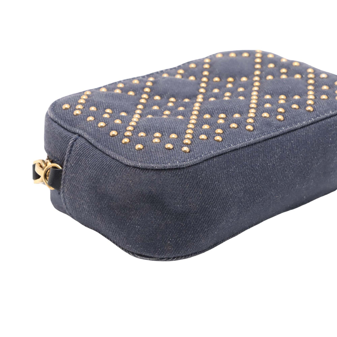 Dior Jean Cannage clouté Lady Dior Sac caméra