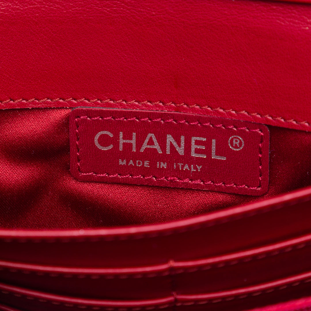 Chanel CC Matelassé Brilliant East West Wallet on Chain Rouge – vue 5 – GABY PARIS