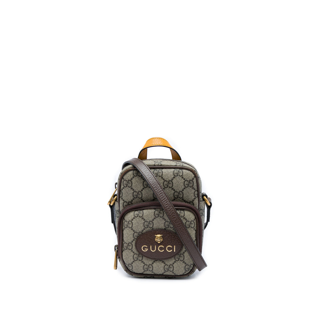 Gucci Neo Vintage Sac Mini GG Supreme Beige – vue principale – GABY PARIS