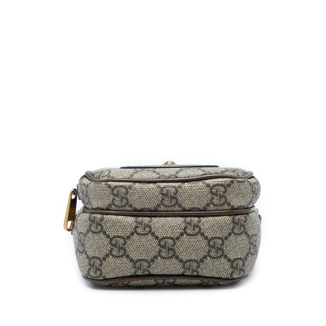 Gucci Neo Vintage Sac Mini GG Supreme Beige – vue 3 – GABY PARIS