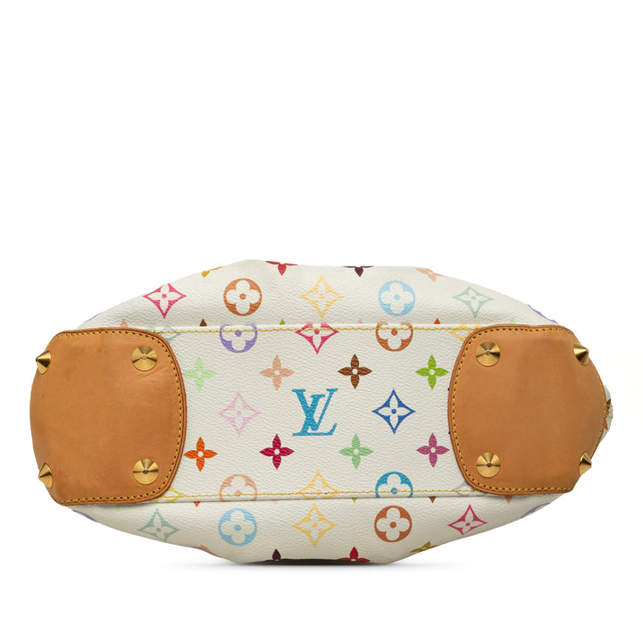 Louis Vuitton Judy PM Monogram Multicolore Blanc – vue 3 – GABY PARIS