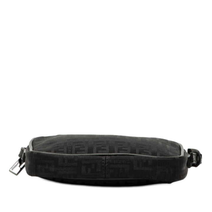 Fendi Mini Zucchino Toile Zip Sac porté croisé