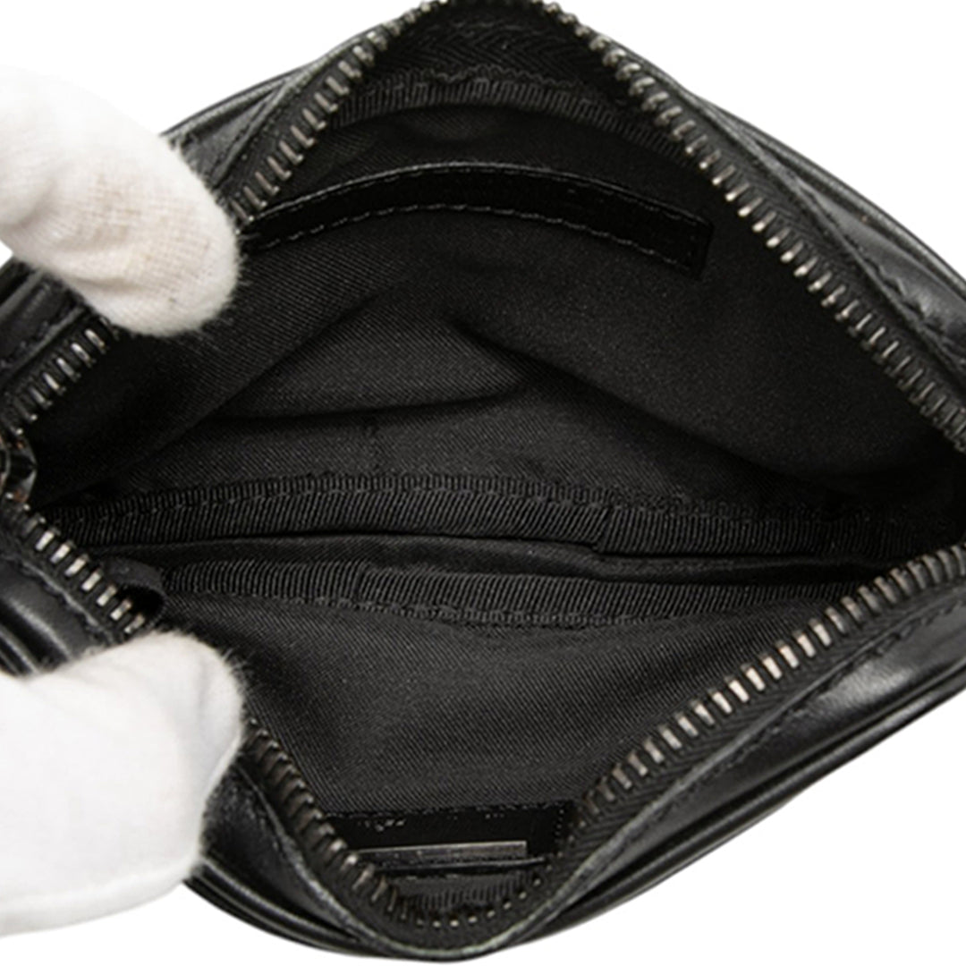 Fendi Mini Zucchino Toile Zip Sac porté croisé