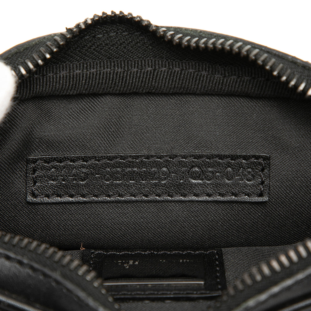 Fendi Mini Zucchino Toile Zip Sac porté croisé