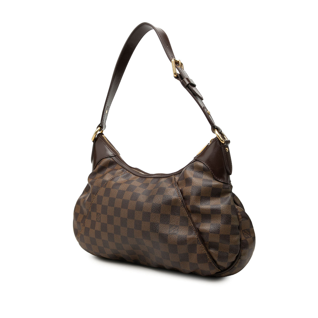 Louis Vuitton Sac porté épaule Thames Damier Ébène GM Marron – vue 2 – GABY PARIS