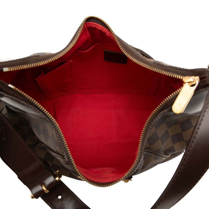 Louis Vuitton Sac porté épaule Thames Damier Ébène GM Marron – vue 4 – GABY PARIS