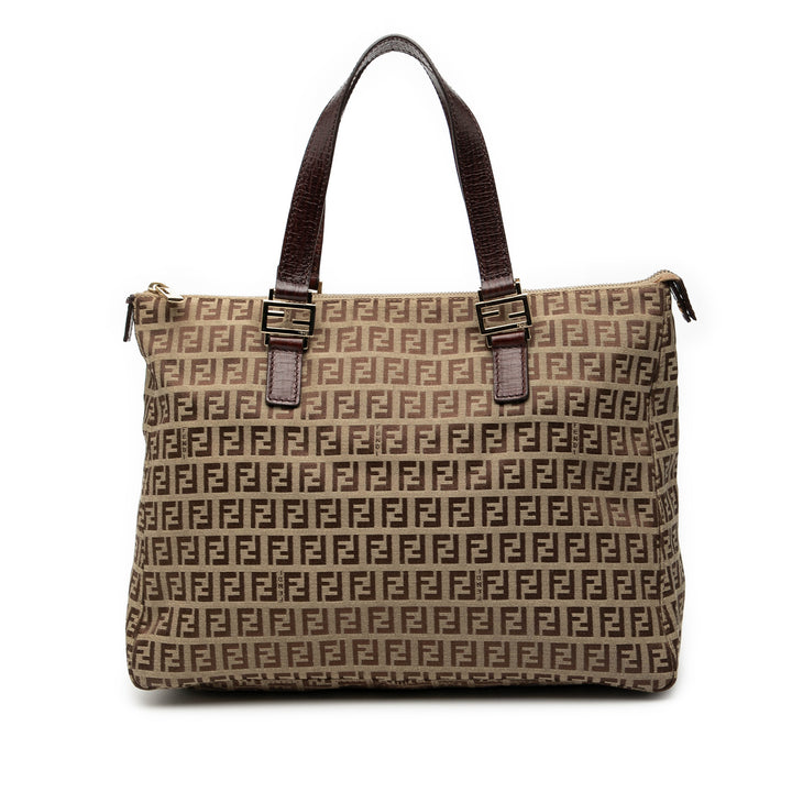 Fendi Zucchino Toile Cabas