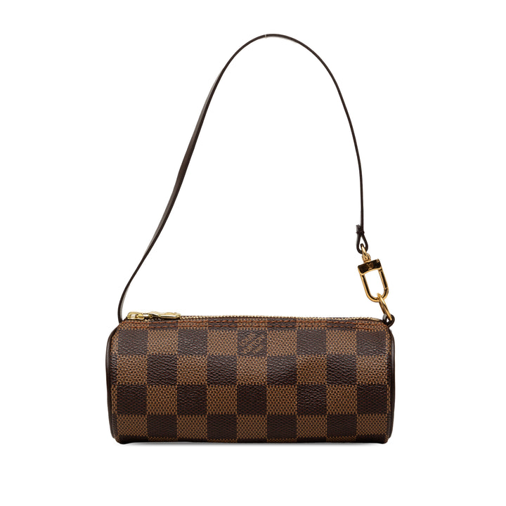 Papillon Pochette Damier Ébène Marron